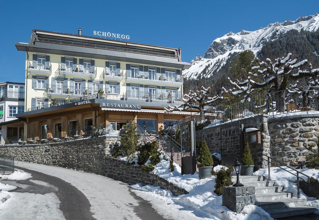 Hotel Schoenegg Венген Экстерьер фото